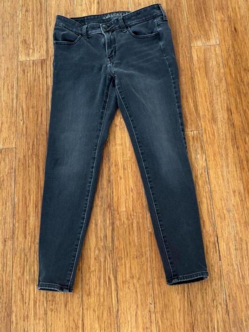 American Eagle Super Stretch Jegging Skinny Jeans Size 8 - Regular Dark Wash